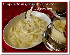 Oriquiette gorgonzola B
